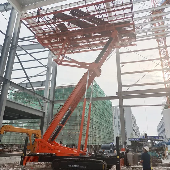 One Key Remote Control Workshop Crane Reverse Ceiling Hydraulic Lifting Platform