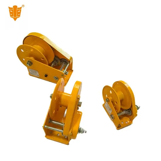 1800lbs Brake Winch Manual Hand Winch with Two Way Ratchet Boat Trailer
