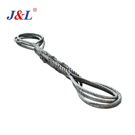 Juli Galvanized Splicing Steel Rope Sling for Crane/ Winch Lifting