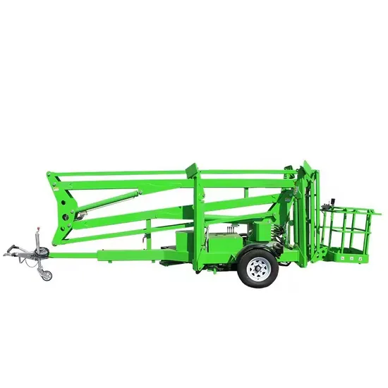 12 Meter 14 Meter 16 Meter Towable Diesel Engine Trailer Spider Boom Lift