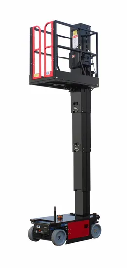 Mini Non-Marking Tires 200kg 3.6-6m Boom Lift Self-Propelled Vertical Mast Lift Work Platform