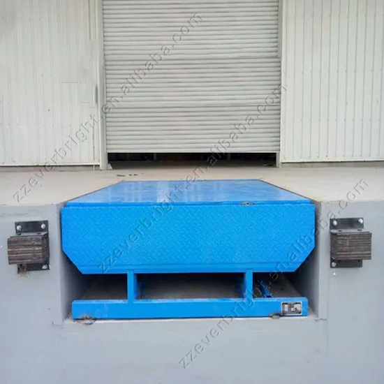Stationary Hydraulic Container Loading Ramp Dock Leveler for Forklift