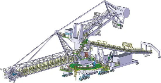 High Cost-Effective Stacker Reclaimer with ISO9001, Henan Mine