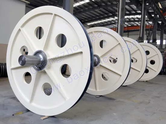 High-Strength Steel Wire Rope Universal Caliber Hot-Forged Belt Hot Rolling Sheave for Offshore Wharf