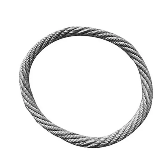 Well-Designed End Caps 1770n Tensile Strength Wooden Wheel Endless Wire Rope Sling