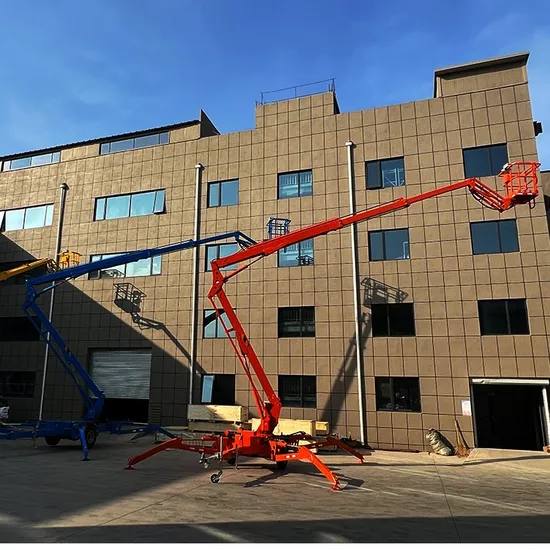 Warehouses Telescopic Boom Lift Electric Cargo Hydraulic Aerial Work Lifting Table Platform