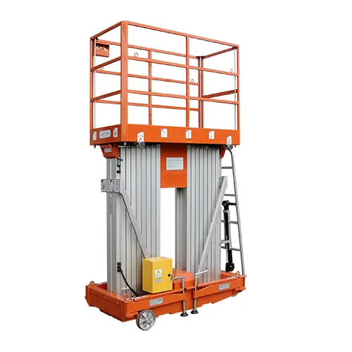 Gtwy Series 16m Battery Drive Double Mast Vertical Boom Lift Platform