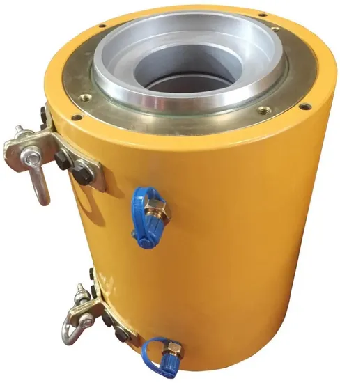 600 T PC Strand Jack for Post Tension Railway Bridge Construction