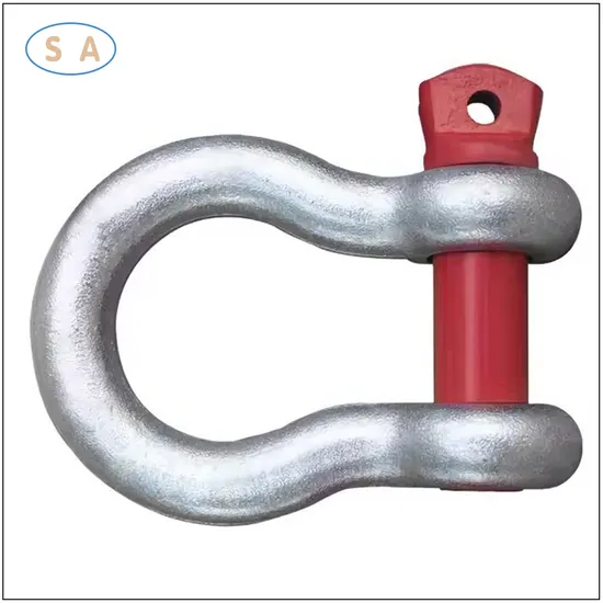 Custom Alloy Steel Forged Rigging D Shackle for Marine Lifting/Construction Parts