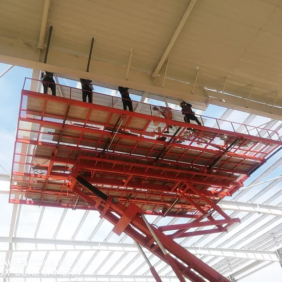 380V 18kw One-Button Lifting Reverse Ceiling Mobile Lifting Platform