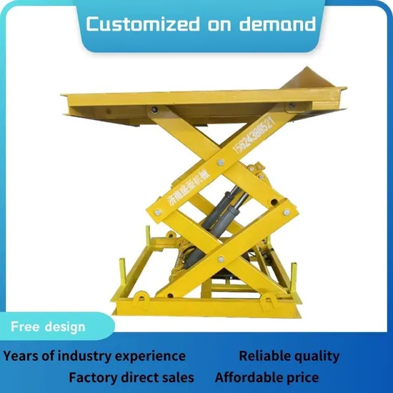 Cargo Fixed Scissor Lift Platform