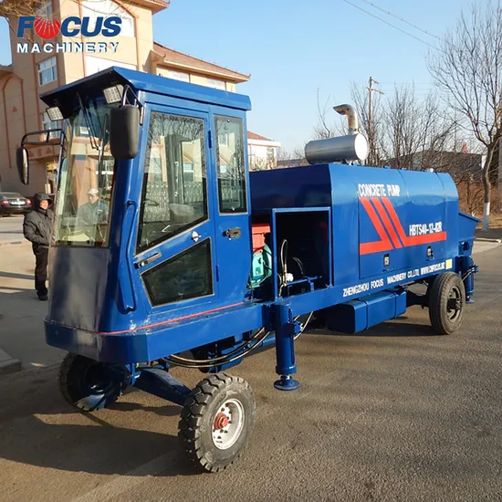 Self-Walking Tractor Concrete Pump for Sale-Tractor Head Drag