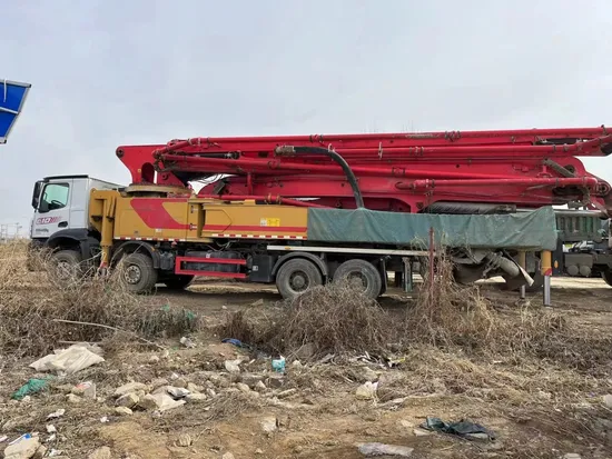 52m Concrete Pump Truck Used Construction Equipment Truck Mounted Concrete Pump