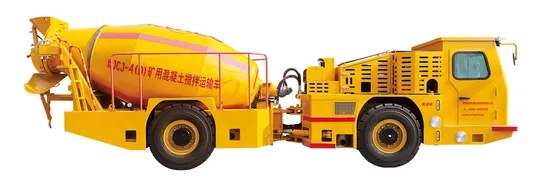 4 Cbm Articulated Underground Concrete Mixing Truck Tunnel Concrete Mixer Truck