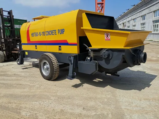 High Pressure Concrete Pump Trailer Pump with Diesel or Electric Engine