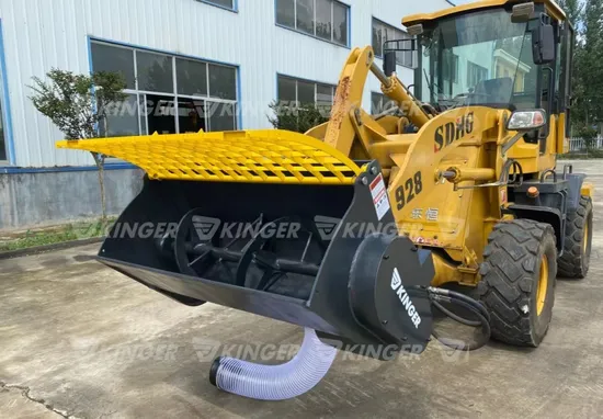 Kinger Mini Loader Excavator Skid Steer Manufacturer Hydraulic Concrete Mixer Bucket