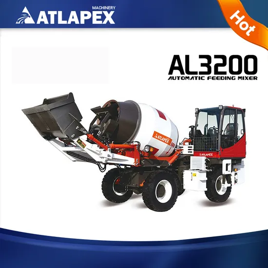 CE Feeding Cement Auto 2 Cbm Concrete Mixer Truck Cement Mixer