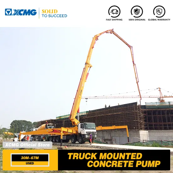 XCMG Official Truck-Mounted Concrete Boom Pump 30m 37m 39m 43m 52m 58m 62m Used Diesel Concrete Pump Truck Price for Sale