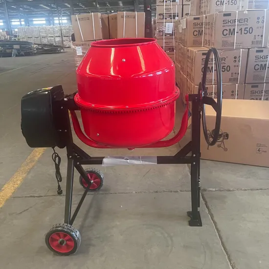 125L 140L 180L Capacity Electric Portable Mini Concrete Cement Mixers Machine