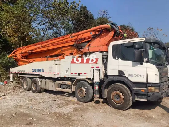 2014 Year Second Hand Zoomlion 56m Consruction Machinery Truck Mounted Mobile Used Concrete Pump Truck for Sale Concrete Pump Truck