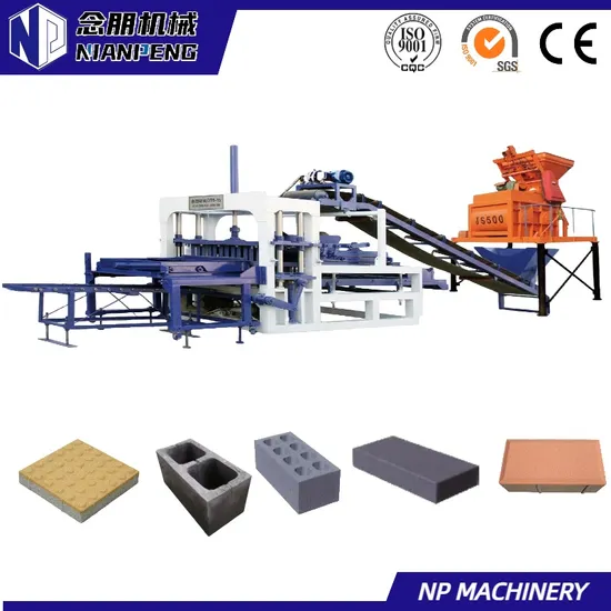 Automatic CE Approved Standard Seaworthy Packing Brick Plant Concrete Block Making Machine with Factory Price