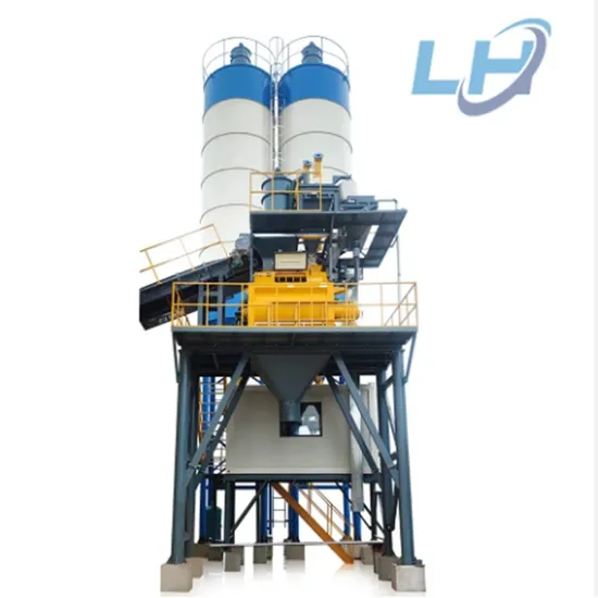 Unique Professional Fixed 60m3/H Cement Mixing Station/Concrete Batching Plant with Skip Hopper From Lh