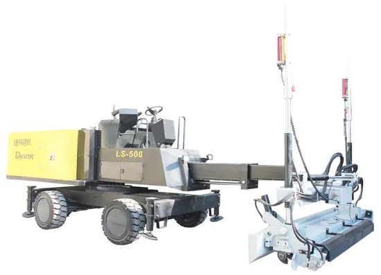 Laser Leveling Screed for Site Compact
