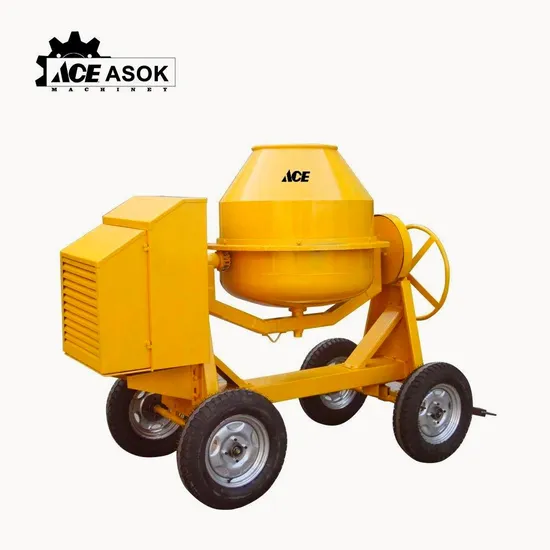 Two-Wheels 350L Diesel Engine Concrete Mixer Factory