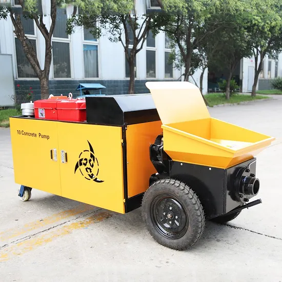 Construction Conveying Pumps Small Hydraulic Trailer Truck Mini Diesel Stationary Piston Concrete Transfer Concrete Pump