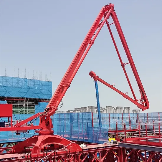 Movable Spider Construction Well Climbing Hydraulic Concrete Spreaderplacer Beton Concrete Placing Boom