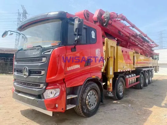 Used Engineering Construction Machinery San Y 62m 65m 66m 67m Used Concrete Pump Truck